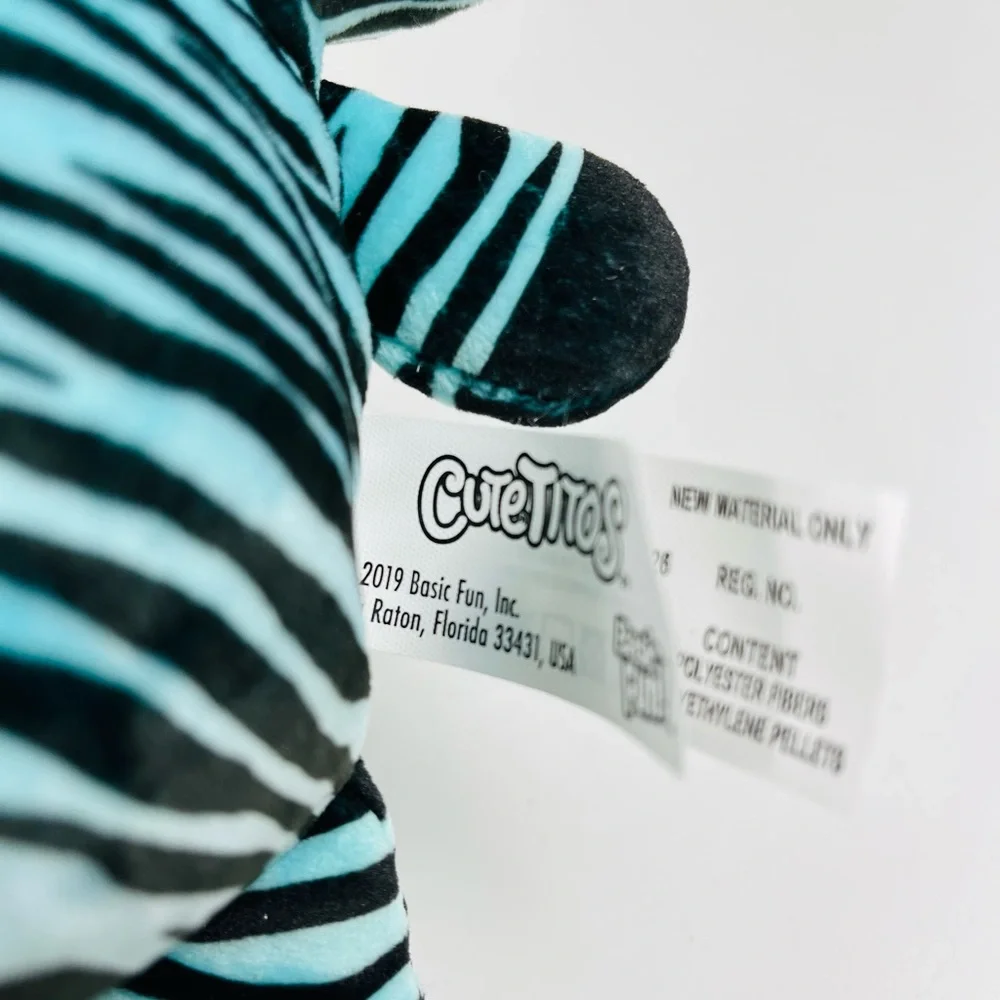 Cutetitos Series 3 Wildito Blue Zebrito Zebra Plush Hot Tamale Stuffed Animal 6" - Picture 6 of 6